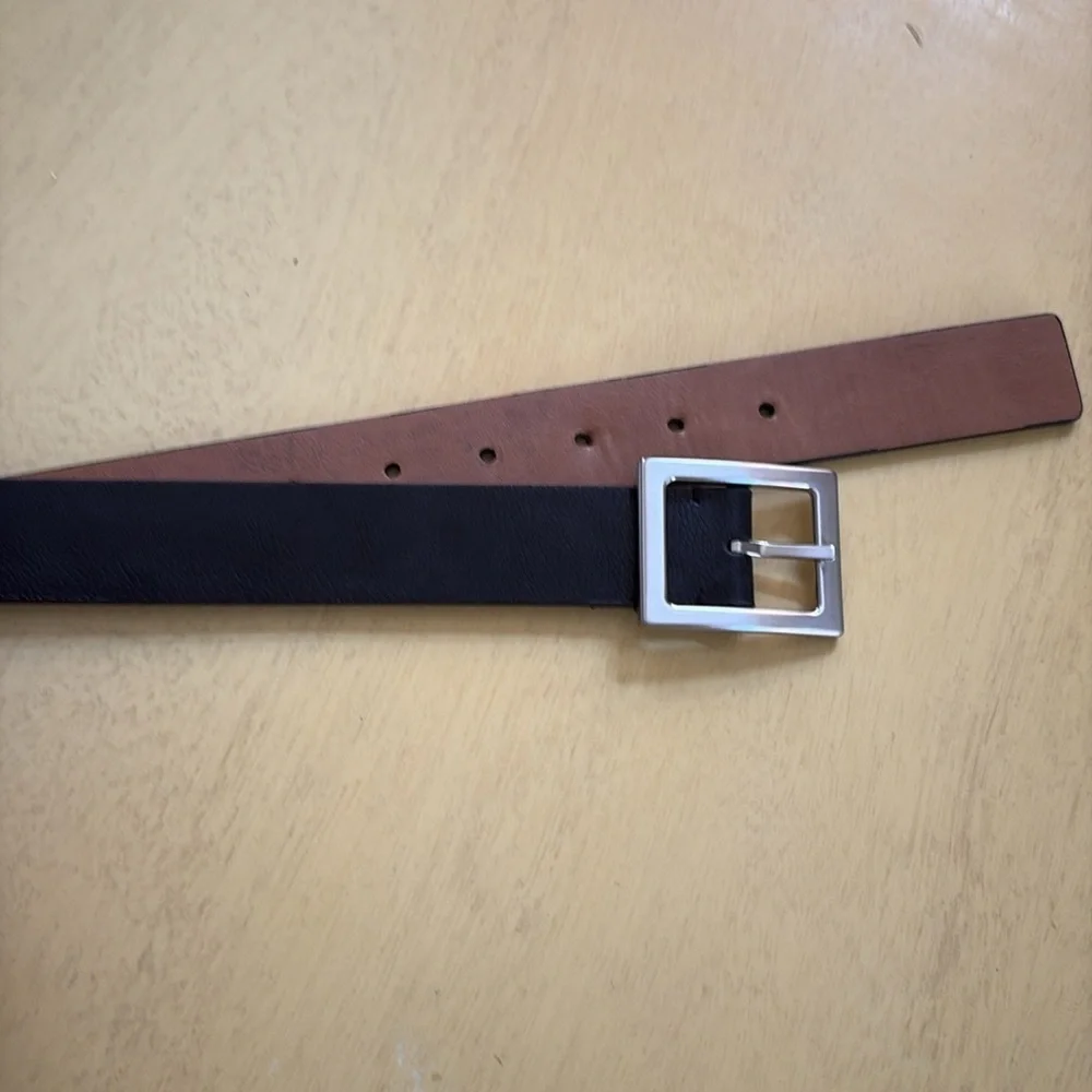 Calvin Klein Black leather belt